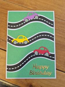 Tena Koe Cards: CFB - Happy Birthday - Cars