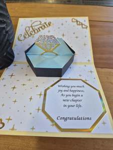 CBF - pop out - Congrats engagement ring