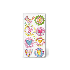 Serviettes: Uncle Zito's - Tissues - Lovely Hearts