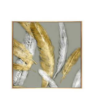 Artwork: Le Mondo - Quill Framed Printed Canvas