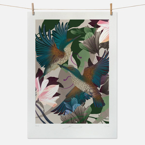 Flox - Evolution Kingfishers Boutique Print A4