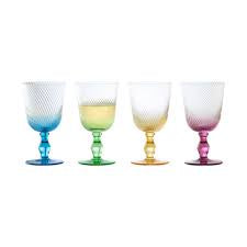 Glassware: Uncle Zitos-Swirl Wine Glasses-set of 4