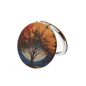 Compact Mirrors: The Specialty House - Circular Compact Mirror - Tree