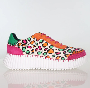 Minx Shoes: Minx - Rizz Sneaker -Bright Leopard Multi