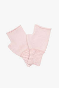 Accessories: Emilie Fingerless Gloves | Blush