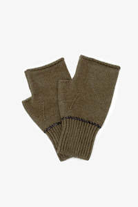 Emilie Fingerless Gloves | Khaki