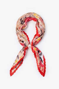 Pleated Pearl Fasten Neck Tie | Bloom