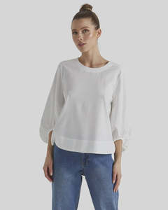 Fate Becker: Fate & Becker - Top - Sun Jewel - White