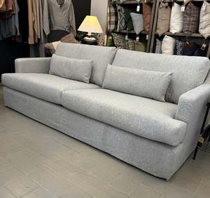Furniture: Woven Slipcover Sofa - Oyster  3 Seat