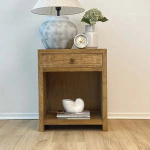 Furniture: Elm Bedside -50x40x60 cm