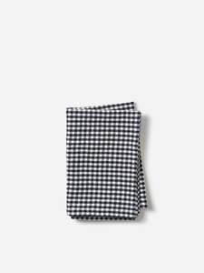 Gingham Washed Cotton Tea Towel