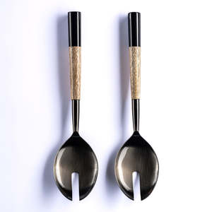 Salad Server Wood/Black