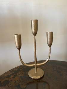 Gold Candleholder