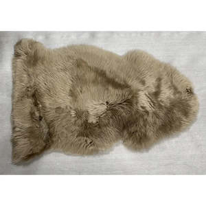 Newin: Kaikoura Long Wool Single Sheepskin -Taupe