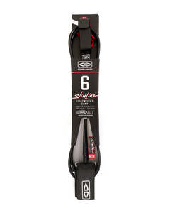 Surf Accessories: O&E Slimline ONE-XT Lightweight Comp 6'0 Leash