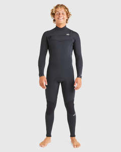 Wetsuits: MENS 3/2MM ABSOLUTE NATURAL CHEST ZIP WETSUIT