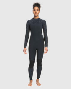 Wetsuits: Roxy- 3/2mm Swell Series GBS Backzip Womens Wetsuit