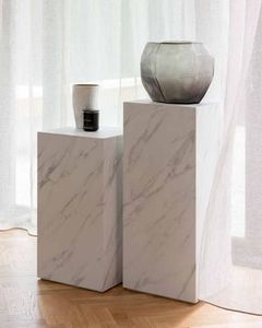 Swoon Plinths Light Marble
