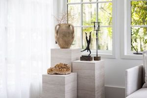 Products: Swoon Plinths Travertine