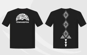 Products: Whenua Tee – Kowhaiwhai / Tuara