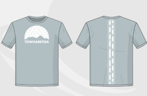 Products: Whenua Tee – Tukutuku / Haehae