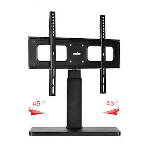 Home, Dome, Indoor: ±45° Swivel Universal TV Stand for  32’’-65’’ Flat TV