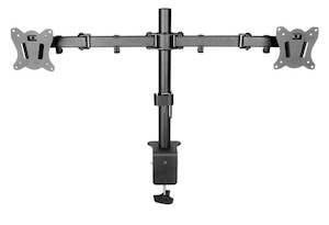 Universal Desktop TV Stand: Dual LCD Monitor Desk Mount Stand for 13"-27"