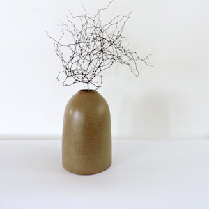 Vase: Nadine McConnell Ceramics. Fawn Bottle Vase