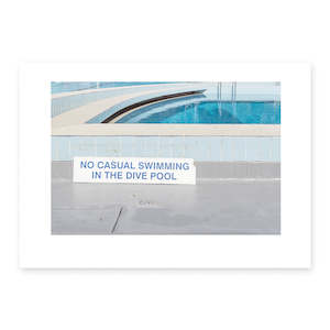 Art: Sophie Heyworth. Pool series | No Casual Swimming