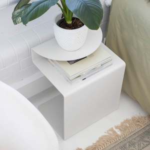 Furniture: Northern Edge Furniture. Arc Bedside Table