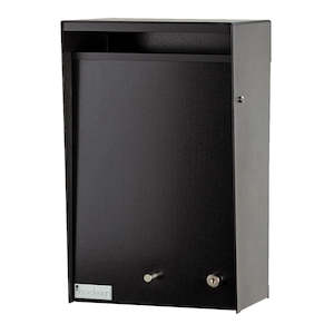 Box Design: Box Design. Wall Mounted Letterbox - Black casing