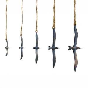Art: Koa Bronze - Jay Lloyd. HANGING ALBATROSS