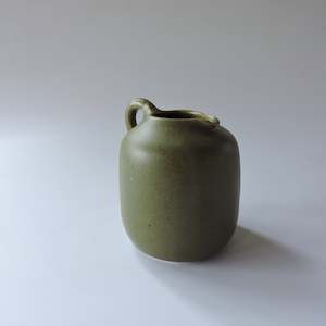 Nadine McConnell Ceramics. Oval Jug - Olive