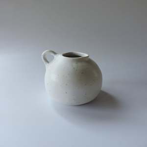 Homewares: Nadine McConnell Ceramics. Sphere Jug - Chalk