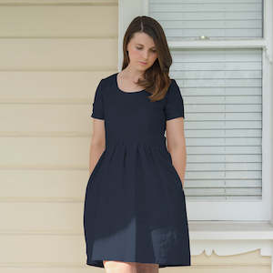 womens: Tess Dress - Navy