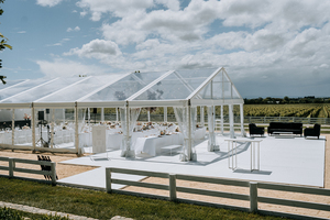 Products: WHITE WOODEN MARQUEE FLOORING/DANCE FLOOR - Event Hire - Twelve Tables