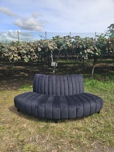 PLUSH LOUNGER INNER CURVED - Event Hire - Twelve Tables
