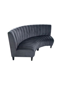 Products: PLUSH LOUNGER OUTER CURVED - Event Hire - Twelve Tables