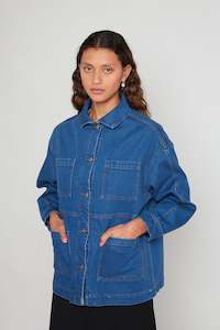 Transcendental Denim: Starry Night jacket