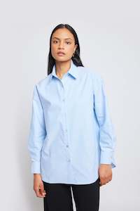 Fun And Games Aw25: Taking care of business shirt - Blue