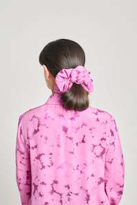 Fun and Games oversized scrunchie - Photogram silk