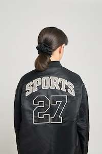 Fun and games mini scrunchie - Black