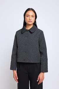 The mind boggles jacket - Charcoal