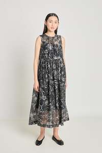 Mirroring dress - Black