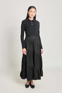 Made In Tamaki Makaurau: Miracle whip skirt - Black