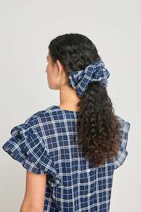 Oversized scrunchie - Navy