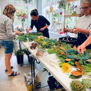 Workshops: Christmas Fresh Foliage Wreath Workshop (3 of 3) – Sunday 8-Dec 4pm-5:30pm