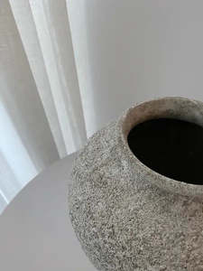 Gifts: Petros Stone Vase Sage