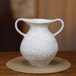 Gifts: Handled Ceramic Vase
