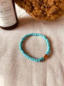 Seed Bead Charm Bracelet